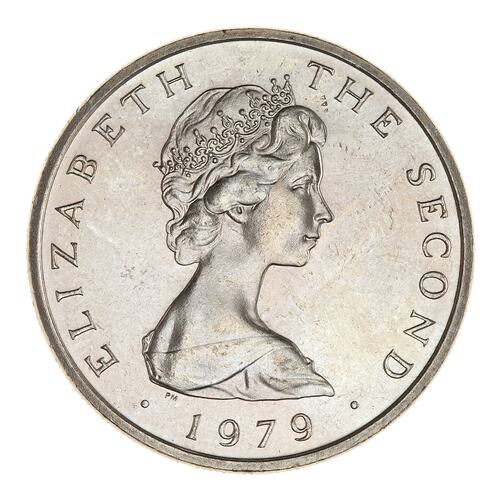 Coin - 10 Pence, Isle of Man, 1979