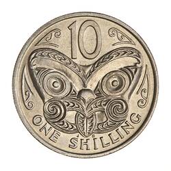 Coin - 10 Cents, New Zealand, 1967