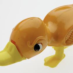 Toy Duck - Orange Plastic