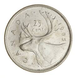 Coin - 25 Cents, Canada, 1965