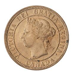 Coin - 1 Cent, Canada, 1896