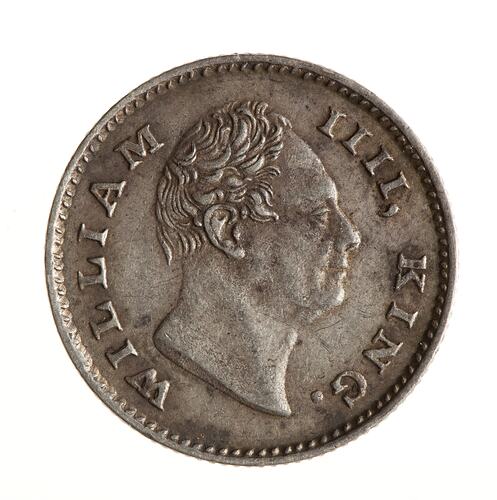 Coin - 1/4 Rupee, East India Company, India, 1835