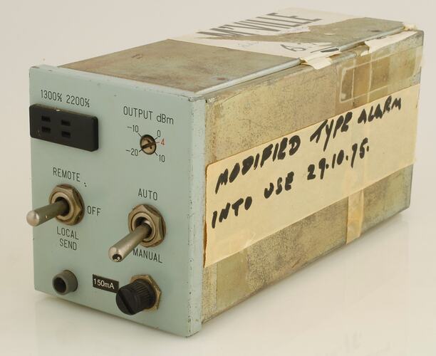 Operator Console # 1 - Auto Alarm RTF, Melbourne Coastal Radio Station, 1967