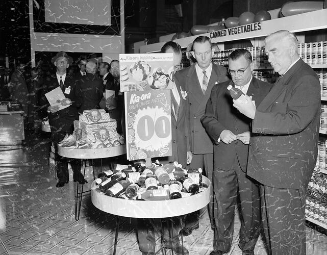 Kia Ora Fruit Juice Promotion, Exhibition Building, Carlton, Victoria, 1957