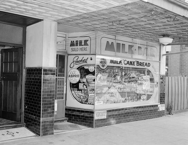 Coca-Cola, Milk Bar Window Display, Victoria, Oct 1953