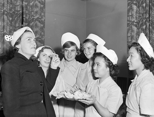 Group of Women at a Food Competition, Victoria, Apr 1954