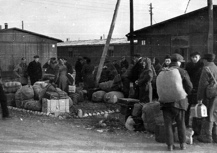 New Arrivals, Displaced Persons Camp F, Germany, World War II, 1946