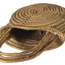Basket made by bundle-coil technique.