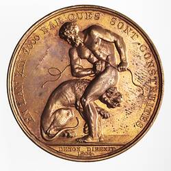 Medal - Building of 2000 Barques, Napoleon Bonaparte (Emperor Napoleon I), France, 1804