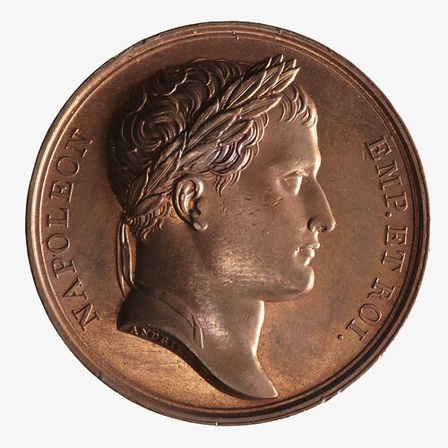 Medal - From Nice to Rome, Napoleon Bonaparte (Emperor Napoleon I), France, 1807