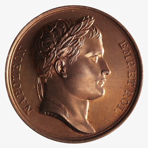 Medal - Battle of Eylau, Napoleon Bonaparte (Emperor Napoleon I), France, 1807