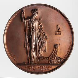 Medal - Attack of Anvers & Napoleon Bonaparte at Schoenbruun, France, 1809