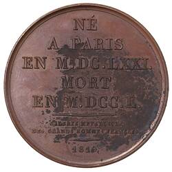 Medal - Jean-Baptiste Rousseau, France, 1819