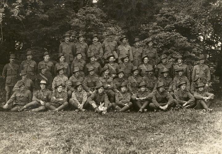 Australian Servicemen, Tuerrier, France, World War I, Jun 1918