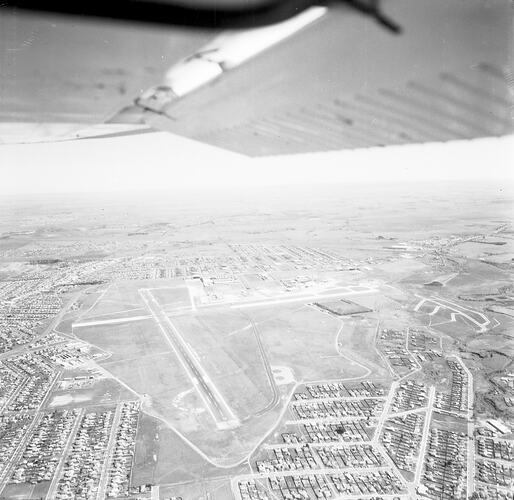 Negative - Aerial View of Essendon Airport, Victoria, circa 1960