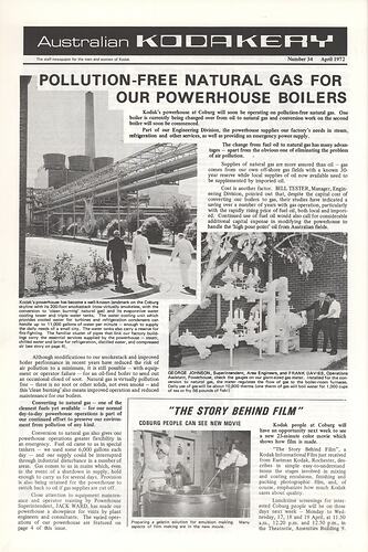 Newsletter - 'Australian Kodakery', No 34, Apr 1972