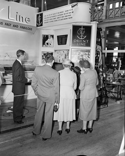 Negative - Orient Lines, Crowd at the Exhibition Stand, Victoria, 05 ...