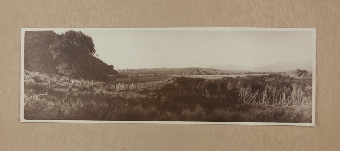 Mounted Photograph of Wilson's Promontory by Walter Baldwin Spencer, circa 1910