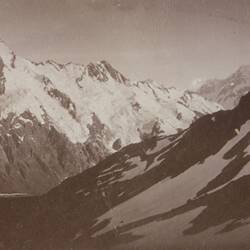 Back of photograph of New Zealand by Walter Baldwin Spencer, 1906/7