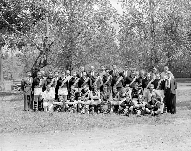 Team Portrait, Heidelberg Football Club, Victoria, 18 Oct 1959