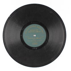 Disc Recording - Zonophone, Single Sided,  'Convivial March', 1903-1910