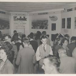 Photograph - Kodak Australasia Pty Ltd, Crowd in Exhibition Stand, Royal Easter Show, Sydney, 1948