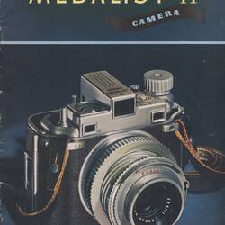 Cover page with photograph of camera.