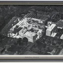 Framed Photograph - Kodak Australasia Pty Ltd, Aerial view of Kodak Factory, Abbotsford, circa 1930s