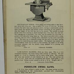 Trade Literature - Bevan & Edwards Pty Ltd, Machine Tools, 1907