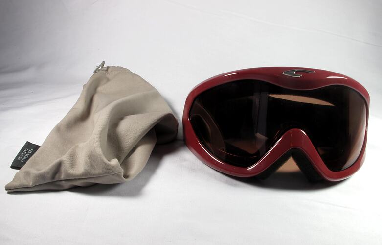 Photograph of Goggles & Pouch - 'Carrera', Flowerdale, circa 2009