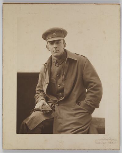 Edgar Rouse, Portrait by Henry Walter Barnett, Hyde Park, London, World War I, 1918, Obverse