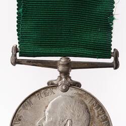 Medal - Colonial Auxiliary Forces Long Service Medal, King Edward VII, Australia, 1902-1910 - Obverse