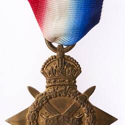 Medal - 1914-1915 Star, Great Britain, Corporal Paul Ernest Kelsey, 1918 - Obverse