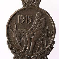Badge - Anzac Commemorative, Australia, Private R.M. Collins, 1967 - Obverse