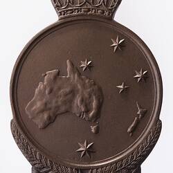 Medal - Anzac Commemorative Medallion, Australia, A.E. Hayes, 1967 - Reverse