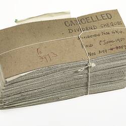 Dividend Cheques - Cancelled, Kodak (Australiasia) Pty Ltd, circa Jun 1950