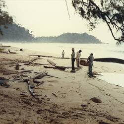 Photograph - Boat Wreckage on Beach, Kuantan, Malaysia, Dec 1978