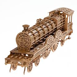 Engine - Steam Locomotive Model, 4-4-2 Type, Fretwork