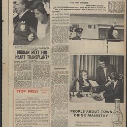 Newspaper - 'Sunday Express', Johannesburg, 17 Mar 1968