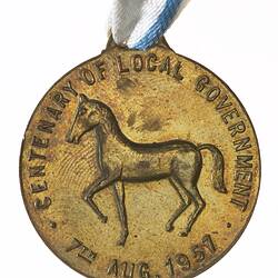 Medal - Centenary of Local Government Box Hill, City of Box Hill, Victoria, Australia, 1957