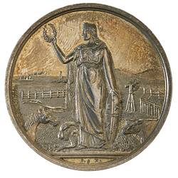 Medal - Royal Agricultural Society of Victoria Silver Prize, 1901 AD