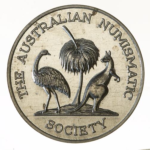 Medal - 60th Anniversary of Australian Numismatic Society, 1973 A.D.
