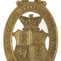 Medal - Federation of Australia, Commonwealth Celebrations, Victoria, Australia, 1901