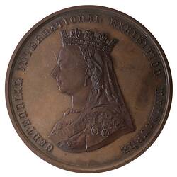 Medal - Melbourne Centennial International Exhibition, Bronze Prize, Victoria, Australia, 1888