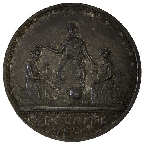 Medal - Adelaide Exhibition, Silver Prize, 1881 AD