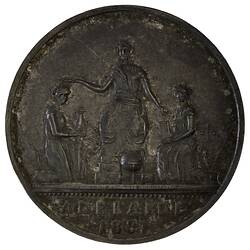 Medal - Adelaide Exhibition, Silver Prize, 1881 AD