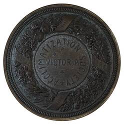 Medal - Acclimatization Society of Victoria, Bronze, Australia, 1868