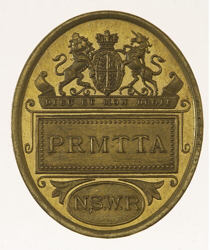 Gold Pass - New South Wales Railways, 1884 AD