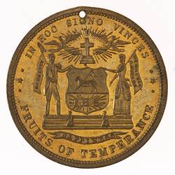 Medal - Roman Catholic Total Abstinence Pledge, Australia, circa 1885