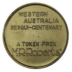Medal - Sesquicentenary of Western Australia, M.R. Roberts Ltd, New South Wales, Australia, 1979